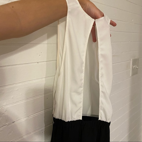 Aritzia Wilfred Black/White Open Back Sleeveless Top - Picture 4 of 4